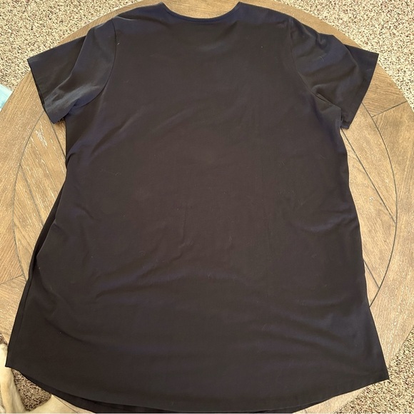 UNIVERSAL STANDARD Halie T-Shirt Dress in Black Size Large / 22-24 - Picture 5 of 7